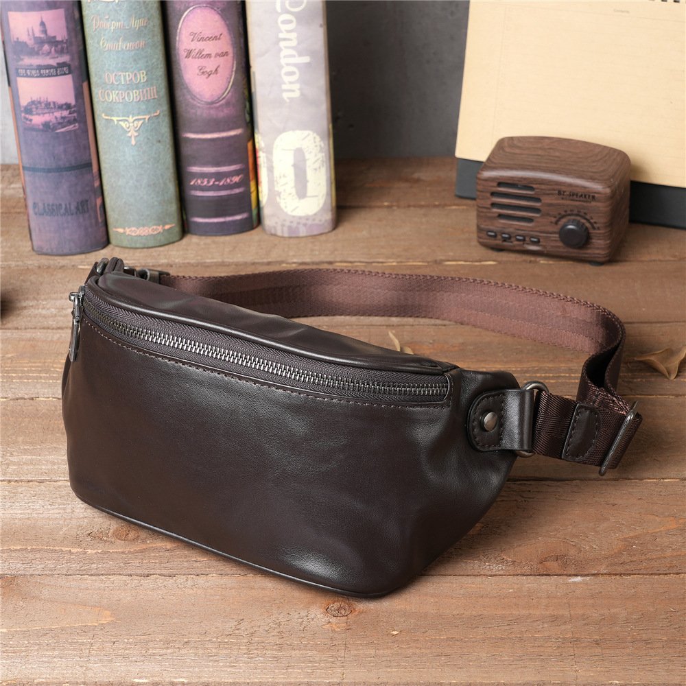 Sling Bag — Cowhide City Belt — Brown